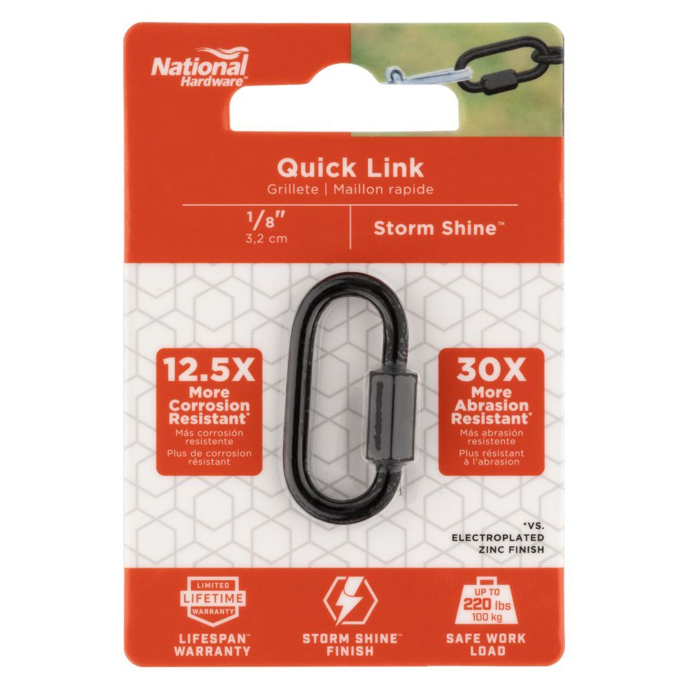 National Hardware Storm Shine Quick Link, 1/8-In