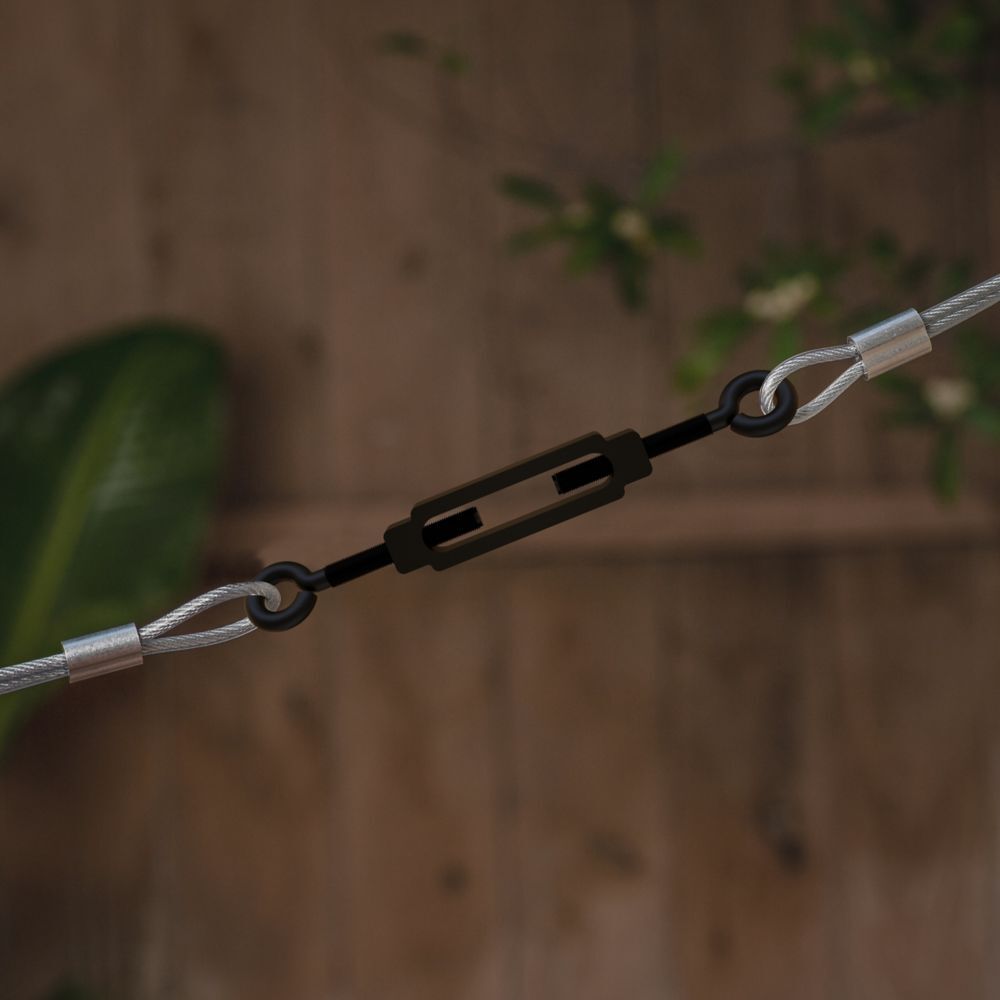 National Hardware Storm Shine Turnbuckle Eye And Eye, 1/4-In x 7 1/2-In