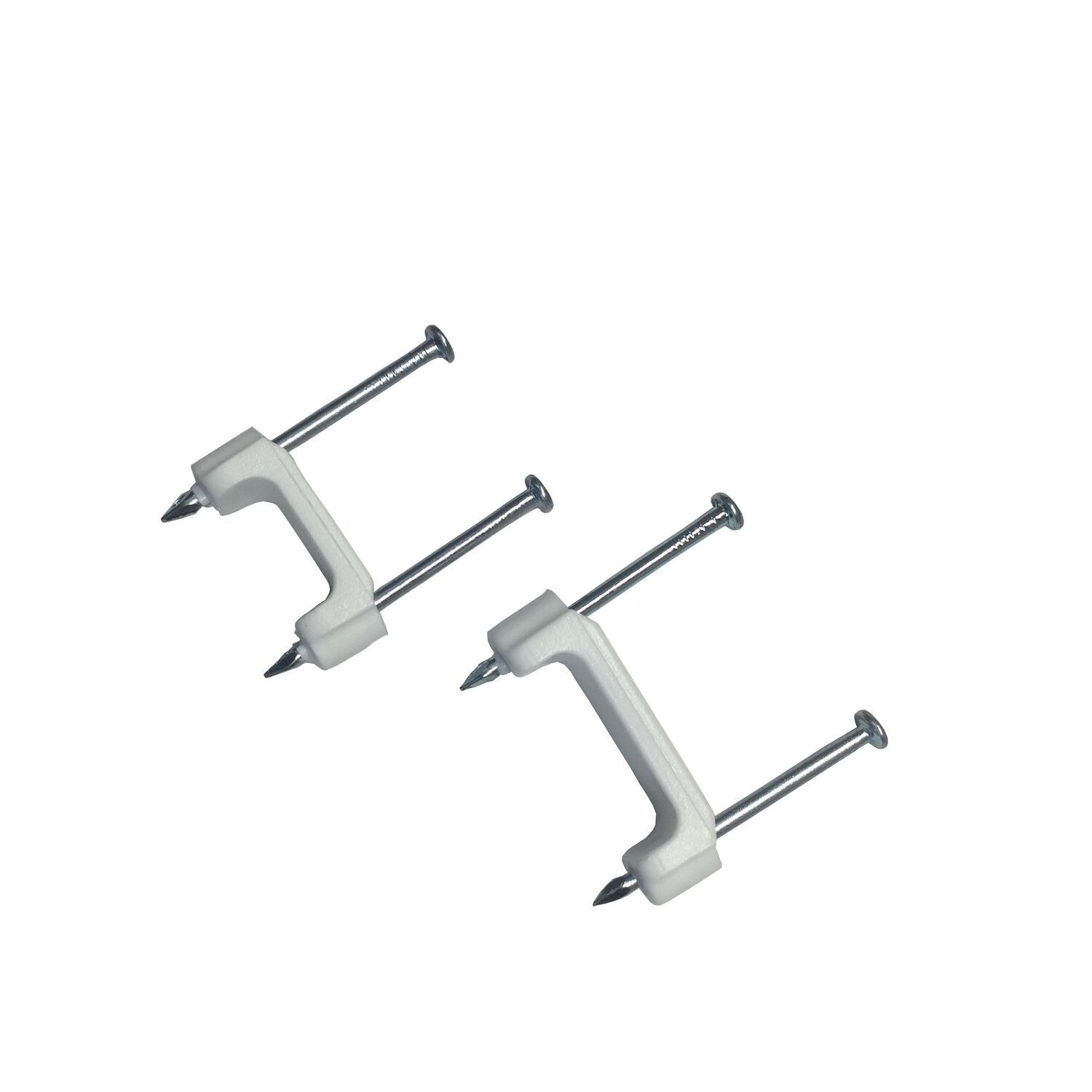 Gardner Bender White Plastic Polyethylene NM Cable Staples, 3/4-In x 15-Pk