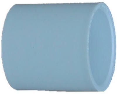 Genova PVC Pressure Pipe Fitting Coupling - White, 1 1/2 in