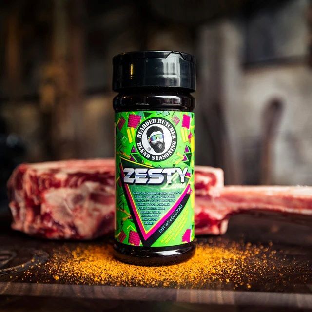 The Bearded Butchers Zesty Blend Shaker, 6-Oz