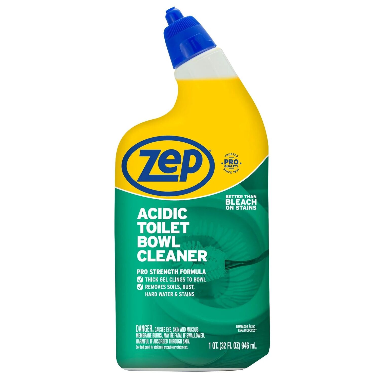 Zep Acidic Toilet Bowl Cleaner, 32-Oz