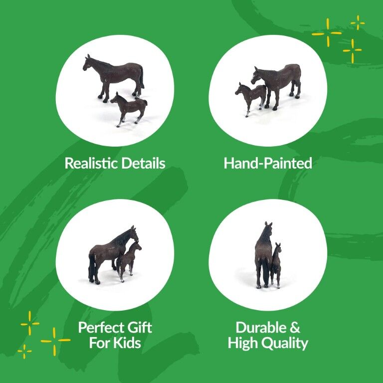 Big Country Toys Four Sixes Ranch Quarter Horse Mare & Colt