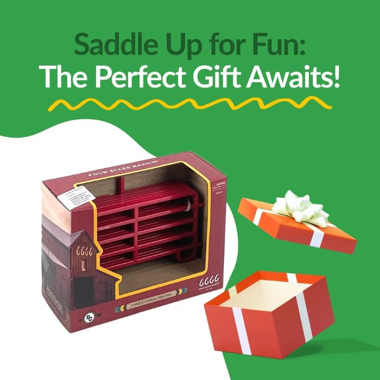 Big Country Toys Four Sixes Ranch Corral Fencing, 7-Pc