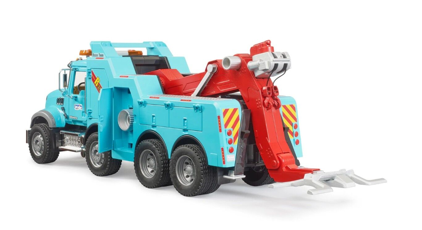 Bruder Mack Granite Recovery And Towing Truck With L&S Module Toy