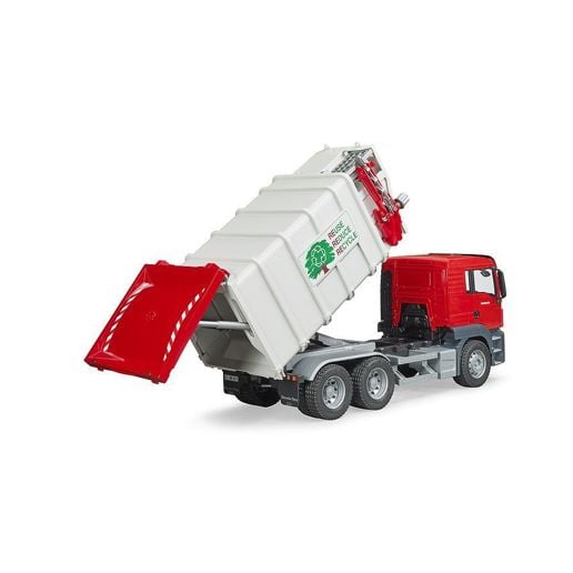 Bruder MAN TGS Side Loading Garbage Truck Toy Set