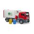 Bruder MAN TGS Side Loading Garbage Truck Toy Set