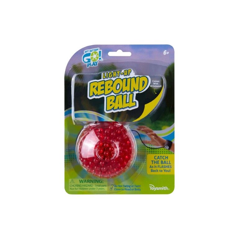 Toysmith GO! Play Light-Up Rebound Ball