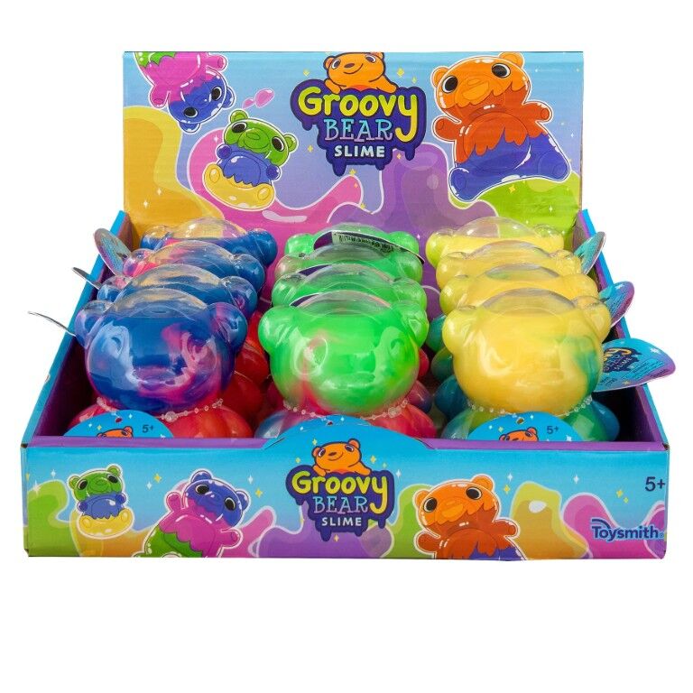 Toysmith Groovy Bear Slime Assortment