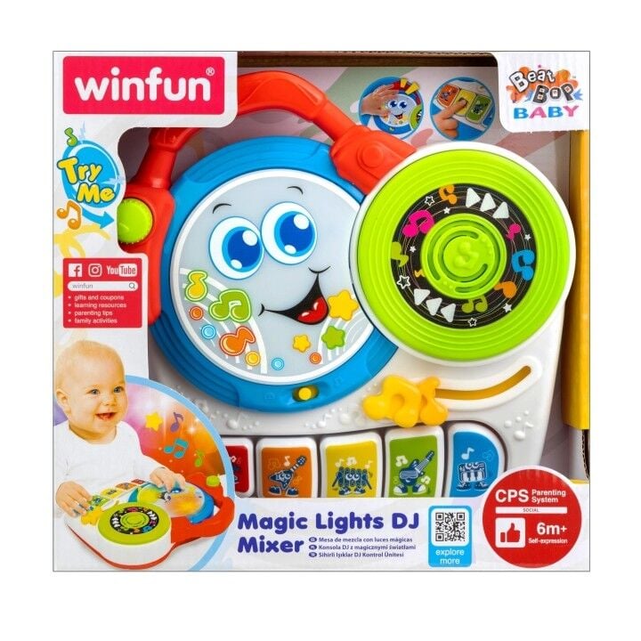 Winfun Beat Bop Baby Magic Light DJ Mixer