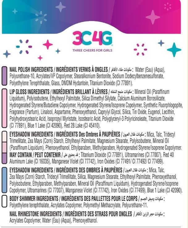 3C4G Fairy Garden Wardrobe Cosmetic Set