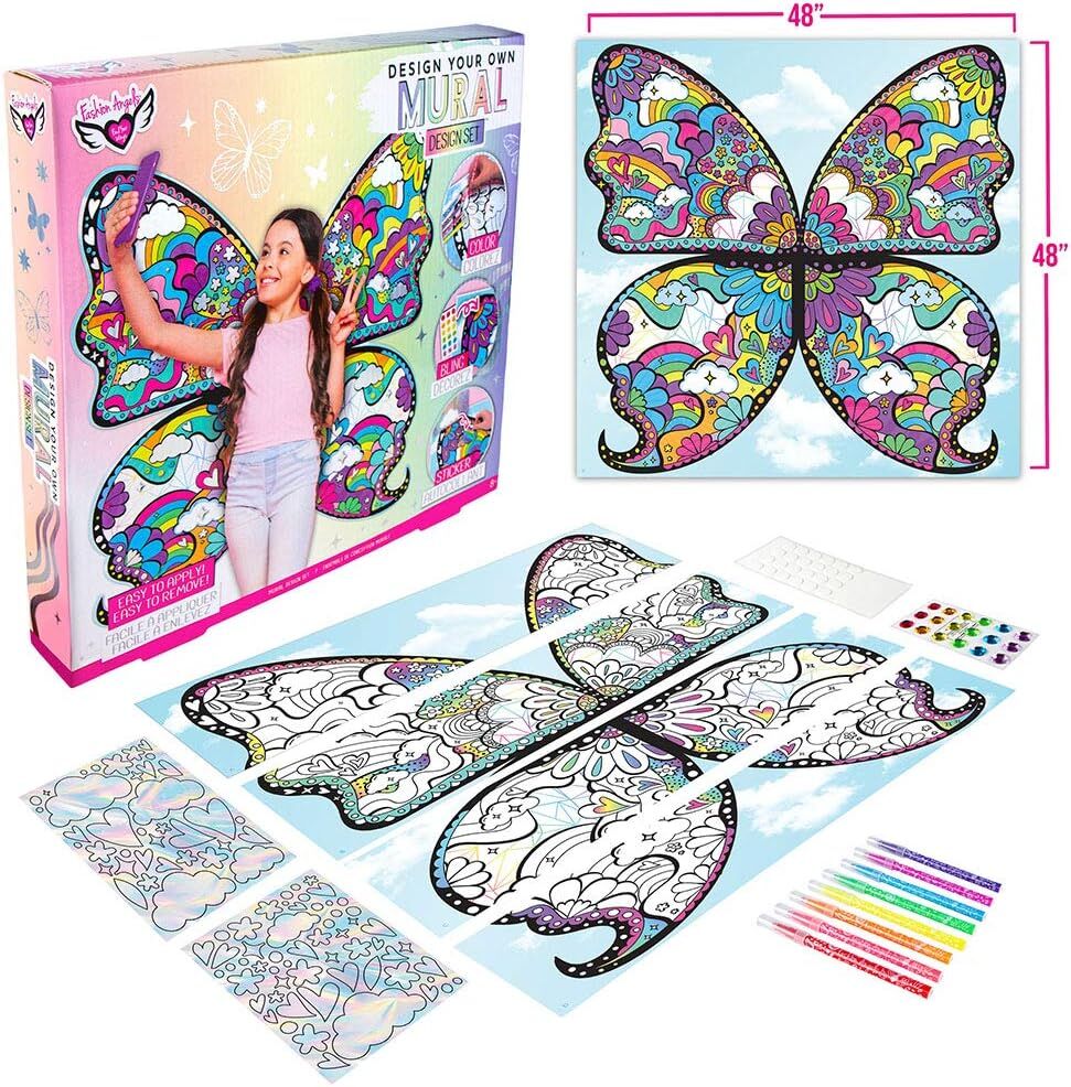 Fashion Angels DY Butterfly Wings Mural Design Set