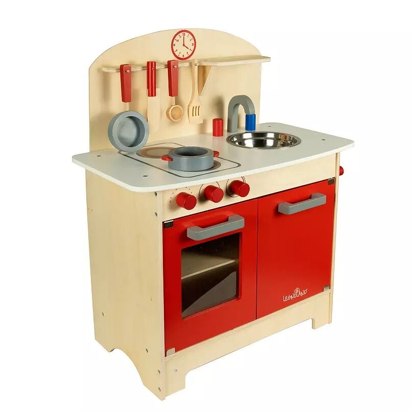 Real Wood Toys Wood Kitchen Playset