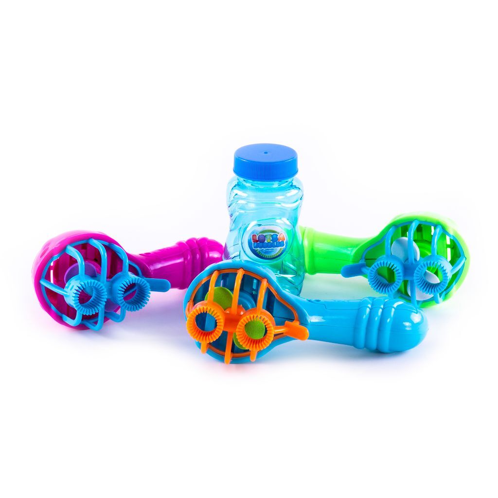 Lotsa Bubbles Dual Cannon Bubble Blaster Assortment