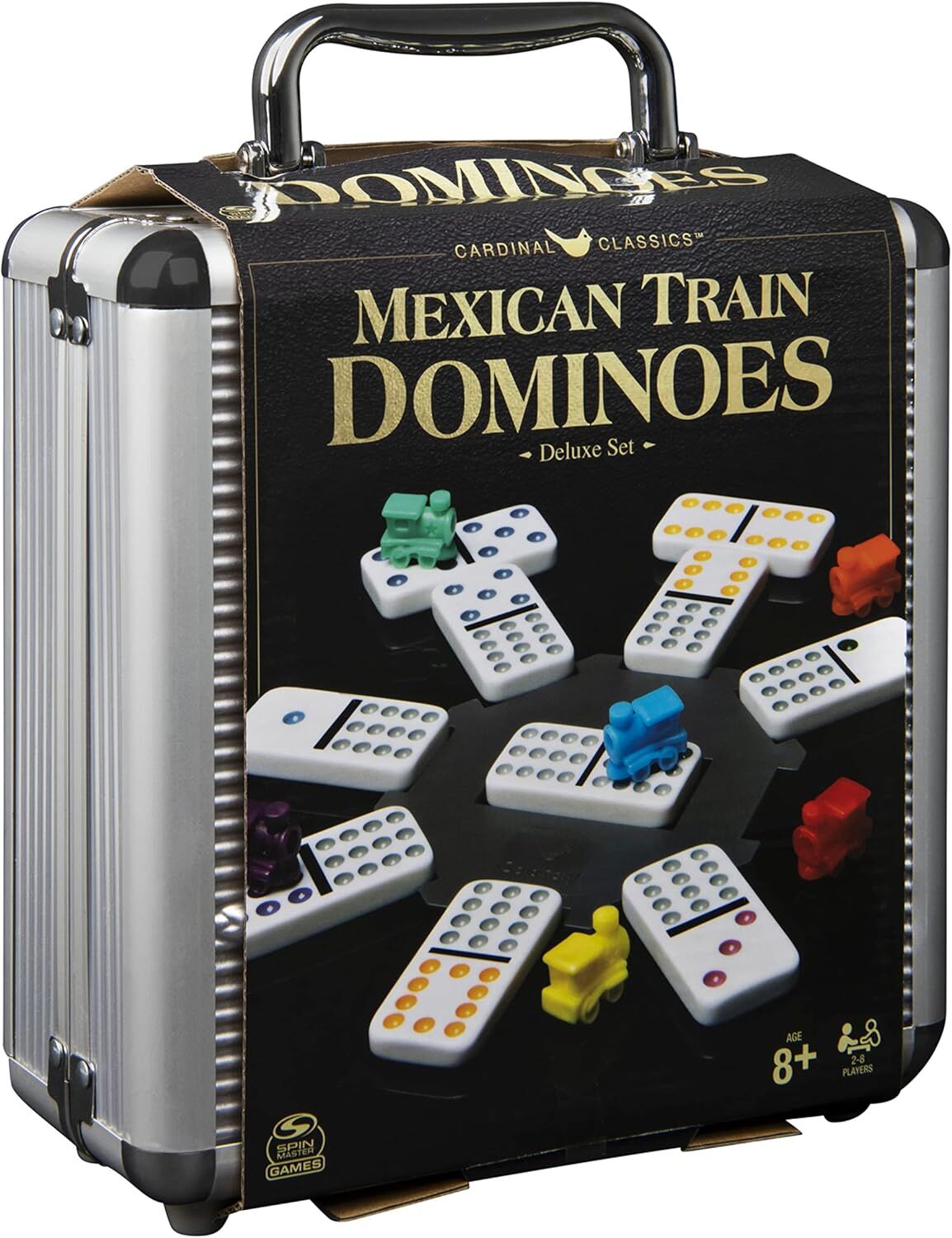 Cardinal Classics Mexican Train Dominoes Deluxe Set