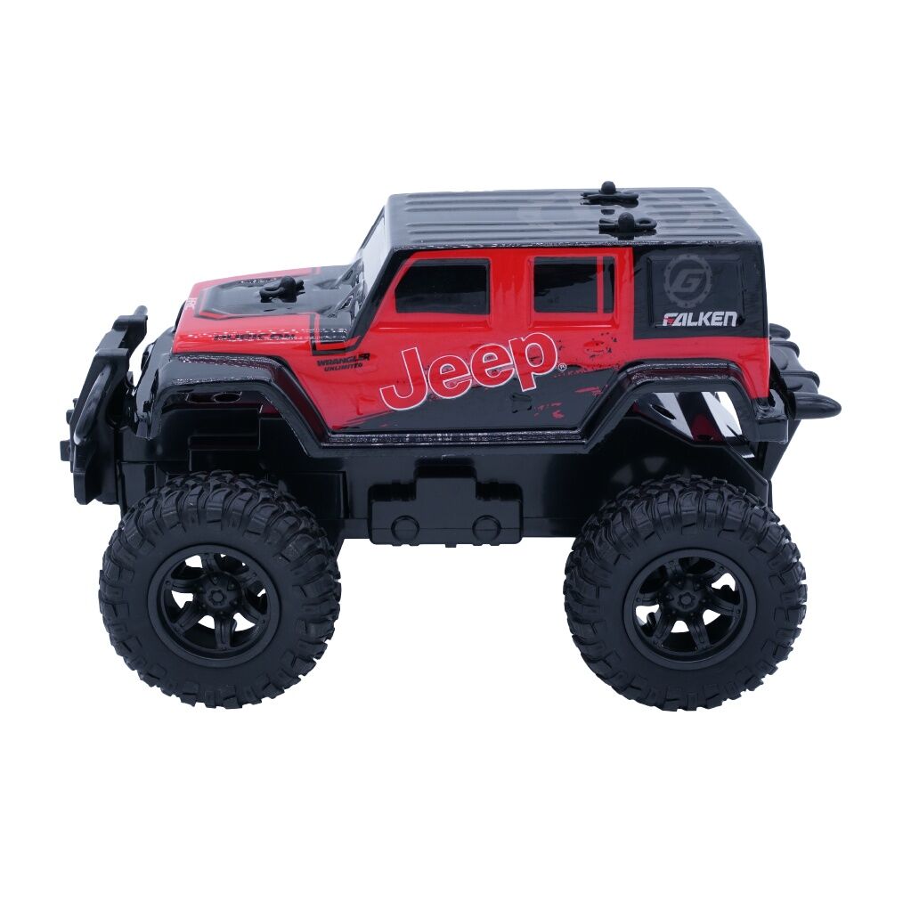 Hexxa 1:24 Scale Jeep Wrangler Rubicon PVC RC Toy Car