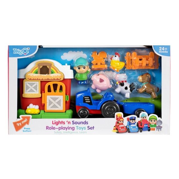 Digo Lights 'N Sounds Role-Playing Farm Play Set