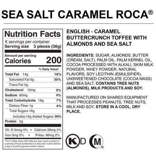Brown & Haley Sea Salt Caramel ROCA Canister, 10-Oz