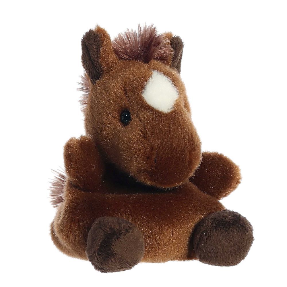 Aurora Palm Pals Truffle Brown Horse, 5-In
