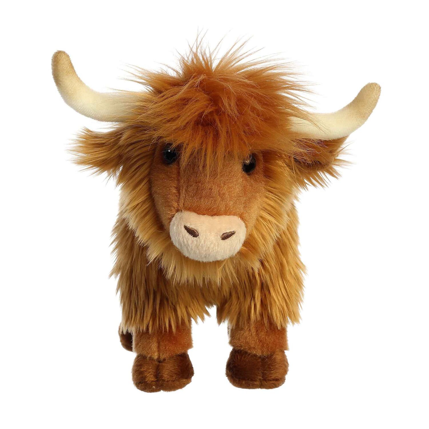 Aurora Miyoni Highland Cattle Plush, 10-In
