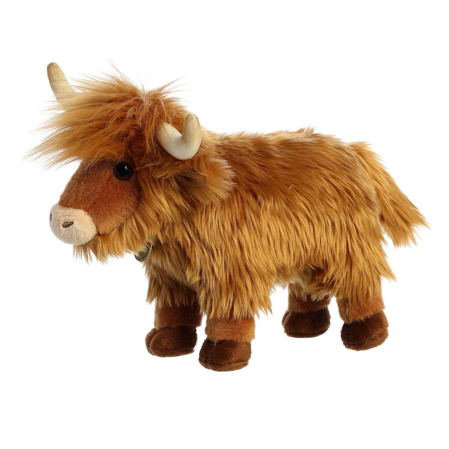 Aurora Miyoni Highland Cattle Plush, 10-In