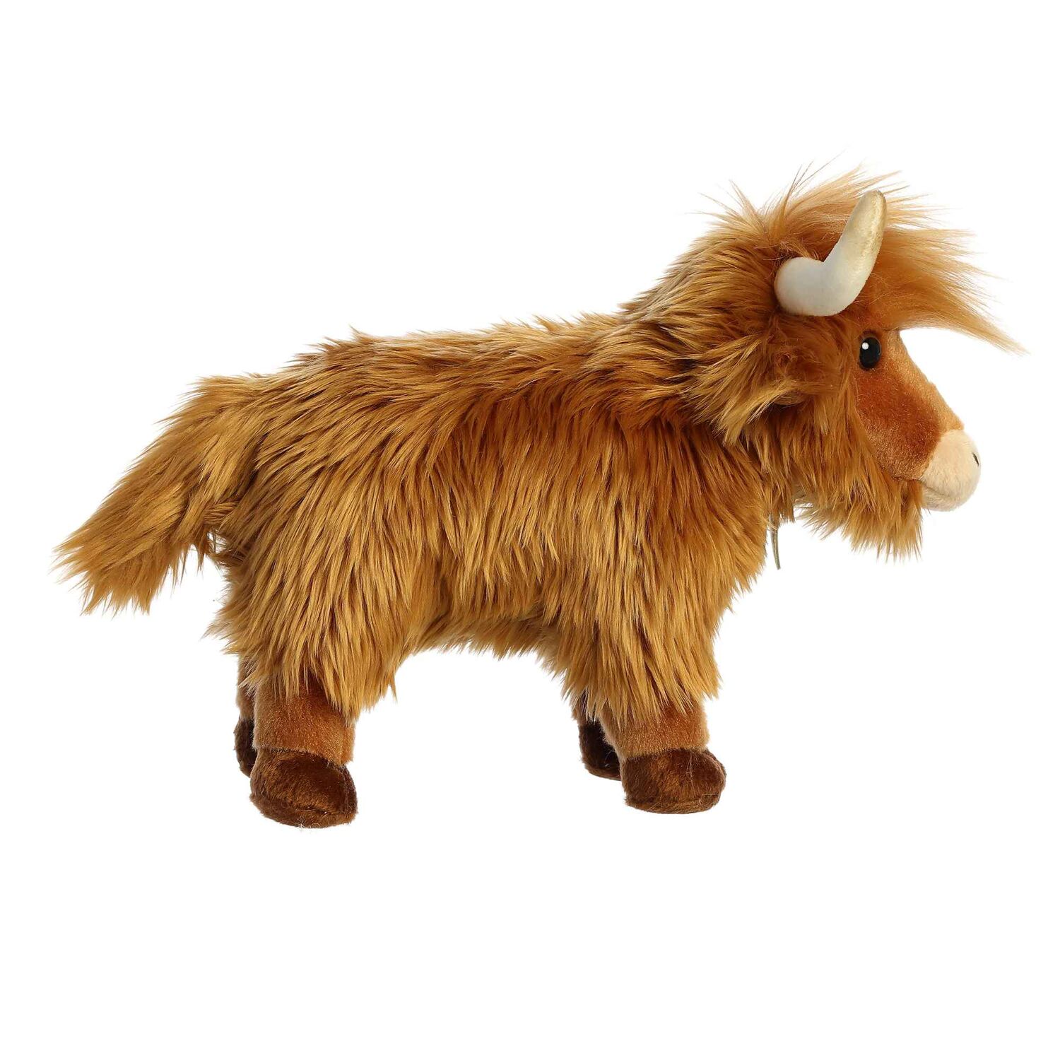 Aurora Miyoni Highland Cattle Plush, 10-In