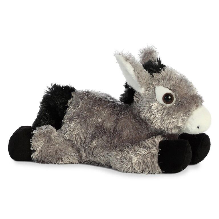 Aurora Mini Flopsie Donkey Plush, 8-In