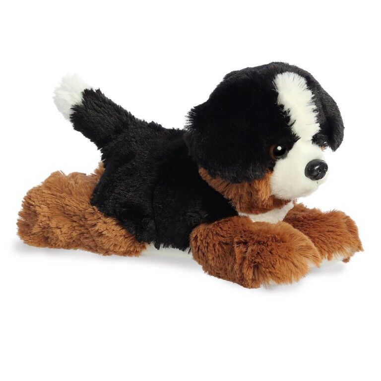 Aurora Mini Flopsie Bernie Mountain Dog Plush, 8-In