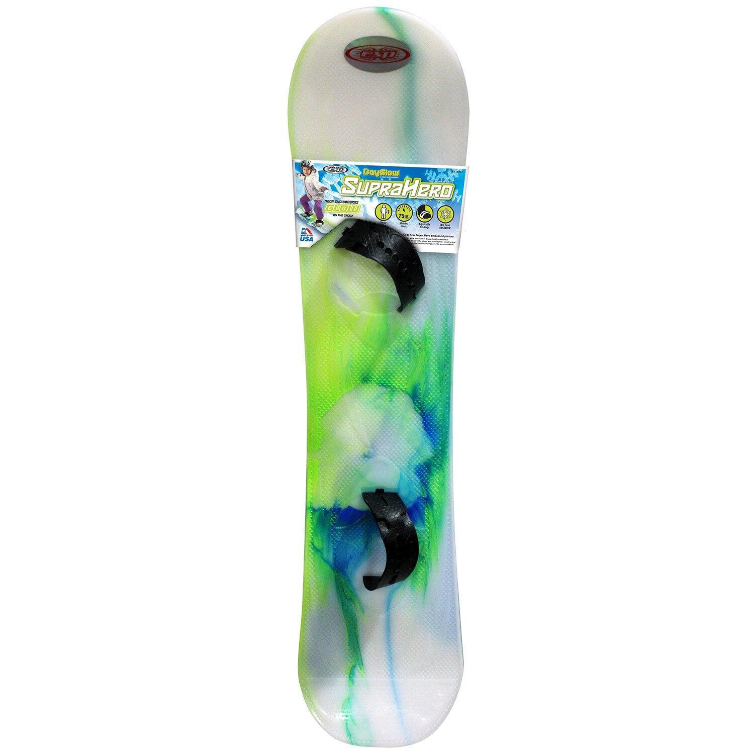 ESP Supra Hero 107 Kid's Tie Dye Snowboard, 42-In - Coastal Farm