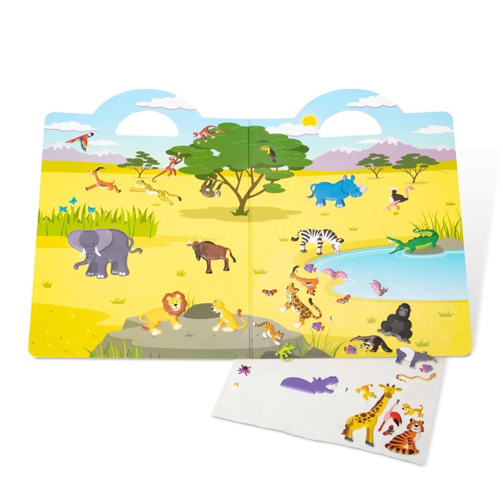Melissa & Doug Safari Puffy Sticker Play Set