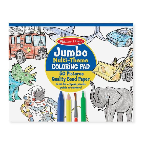 Melissa & Doug Jumbo Coloring Pad - 3 yrs+