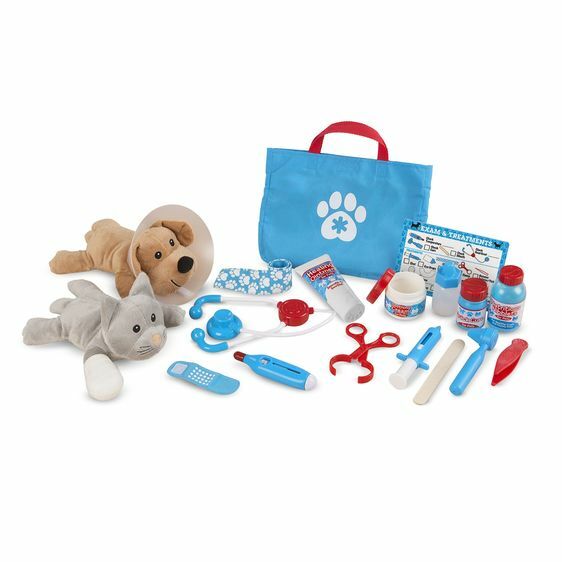 Melissa & Doug Examine & Treat Pet Vet Play Set - 3 yrs+