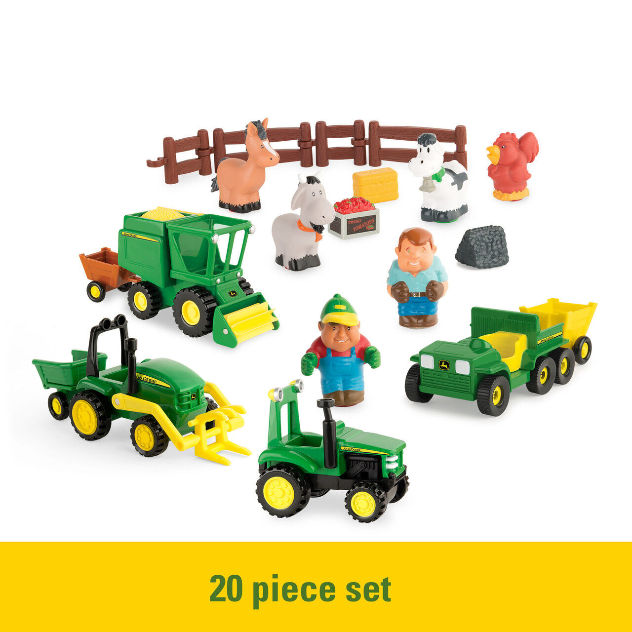 Tomy John Deere Kids 1st Farming Fun On The Farm Play Set