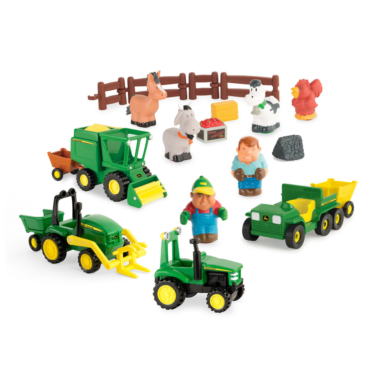 Tomy John Deere Kids 1st Farming Fun On The Farm Play Set