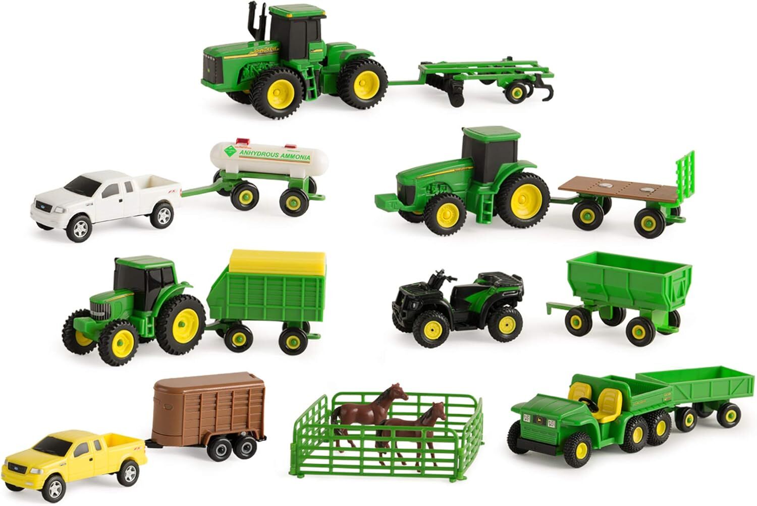 Tomy John Deere Farm Toy Playset, 20-Pc