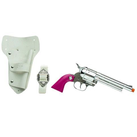 Parris Texas Rose Cap Pistol Toy, 12-Shot