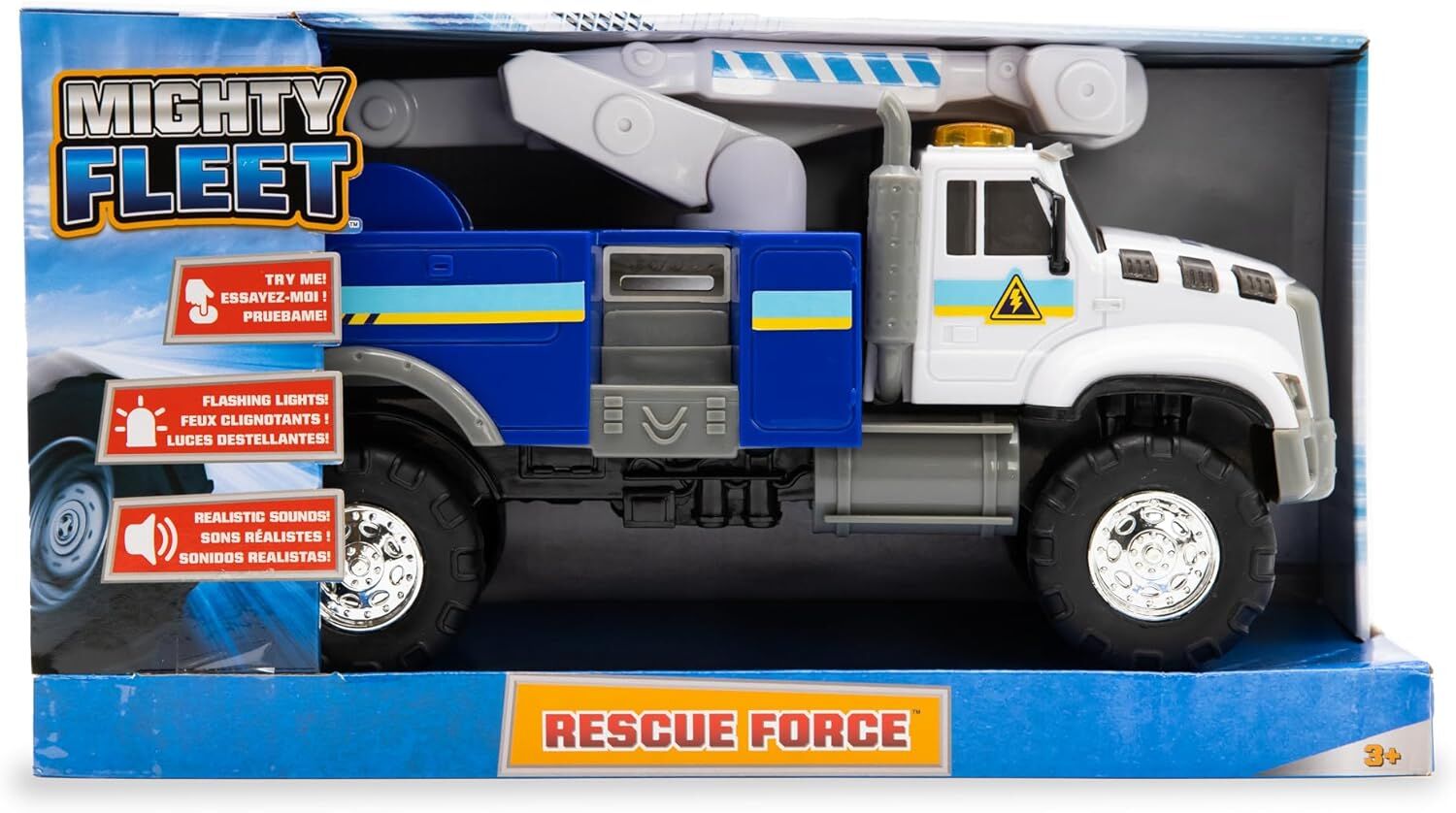 Mighty Fleet Diecast Toughest Minis Toy Vehicle Assortment, 5-In