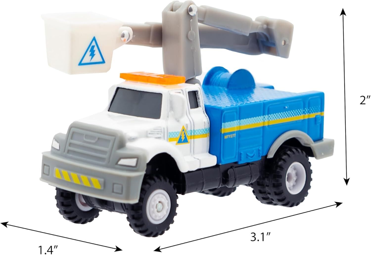 Might Fleet Diecast Rescue And Reach 3-In Vehicles, 3-Pk