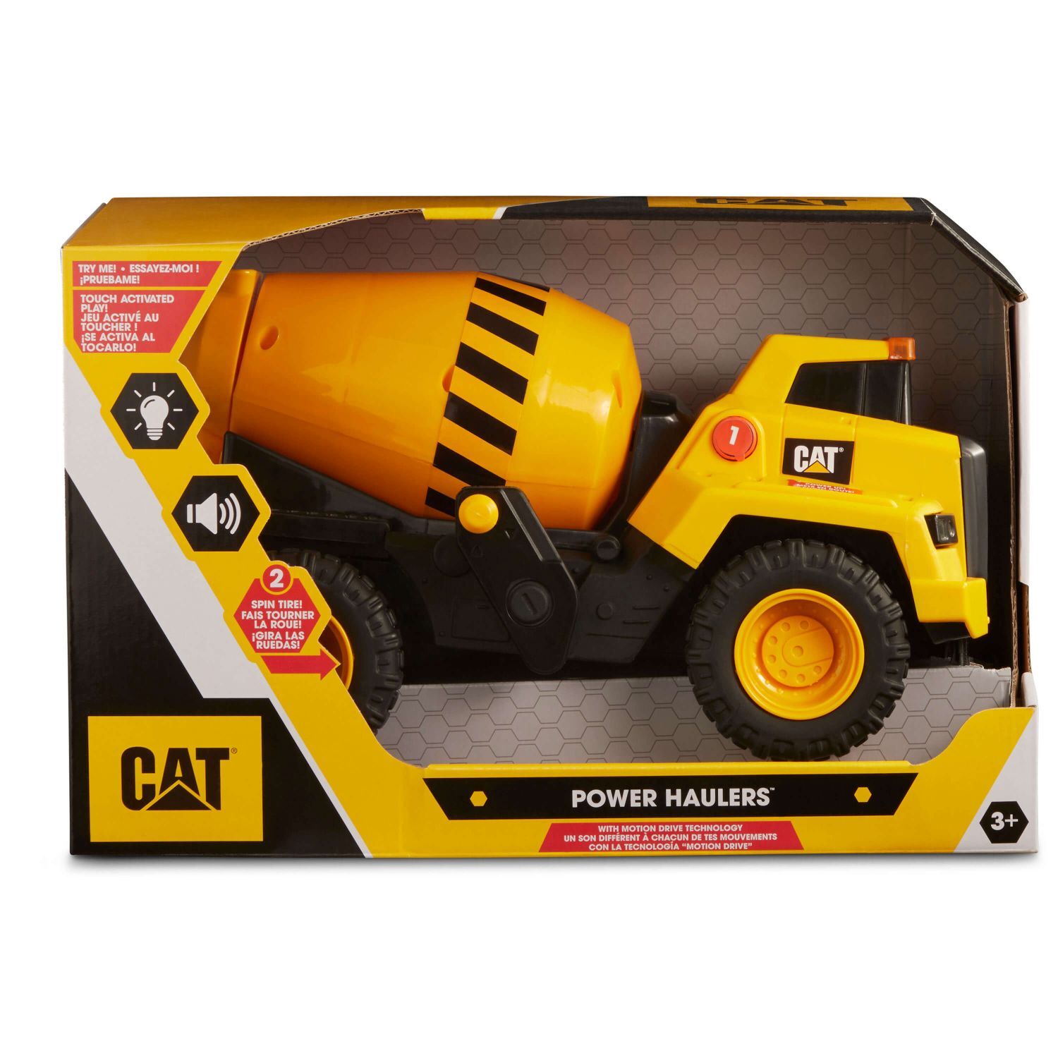 Funrise Cat Power Haulers Cement Mixer
