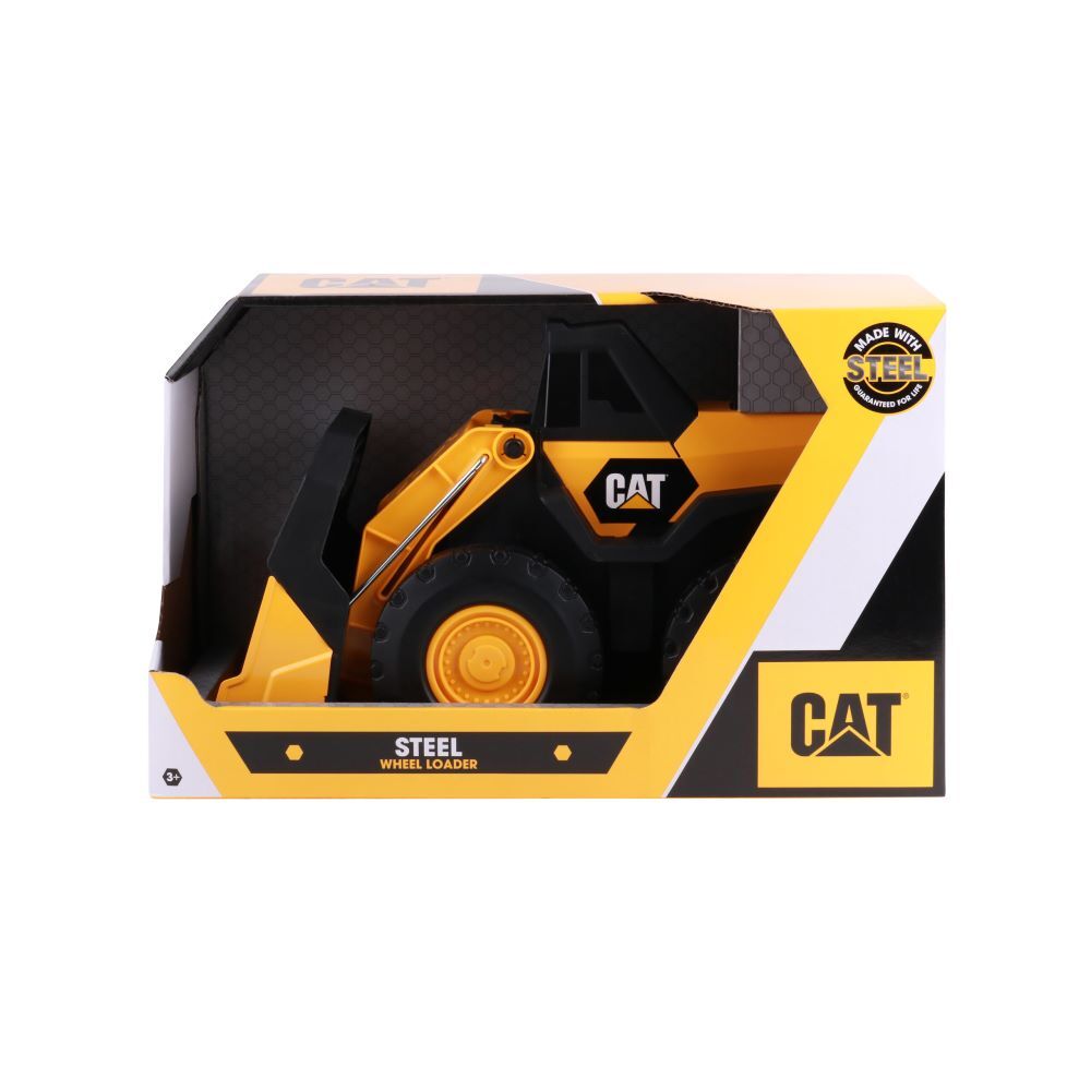 Funrise Cat Steel Wheel Loader Toy