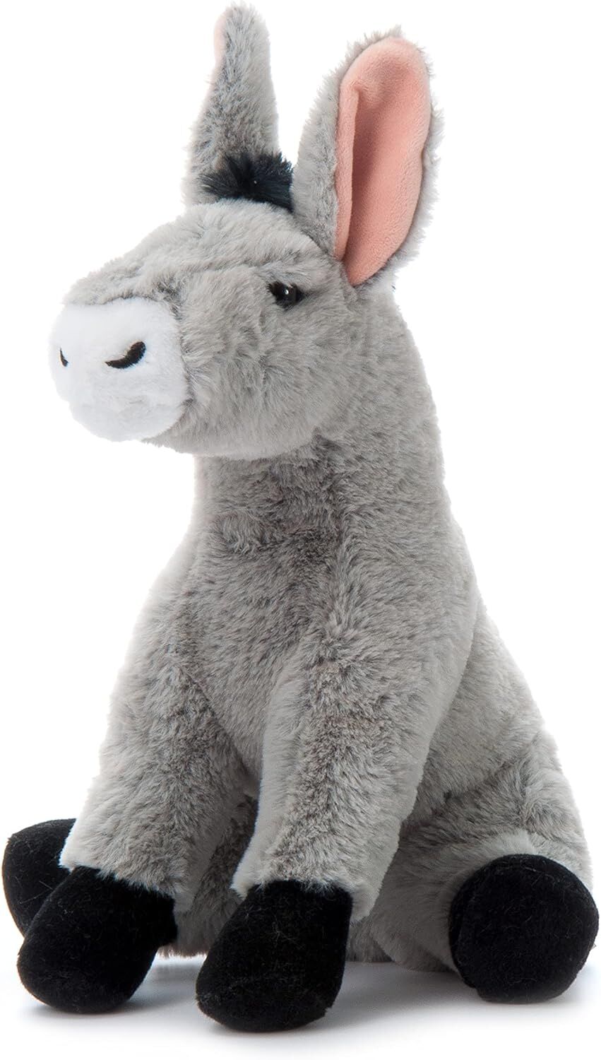 The Petting Zoo Wild Onez Donkey Stuffed Animal, 12-In