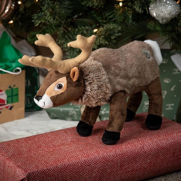 The Petting Zoo Reindeer Stuffed Animal, 12-In