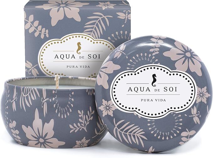 Aqua De Soi Pura Vida Travel Candle, 8-Oz