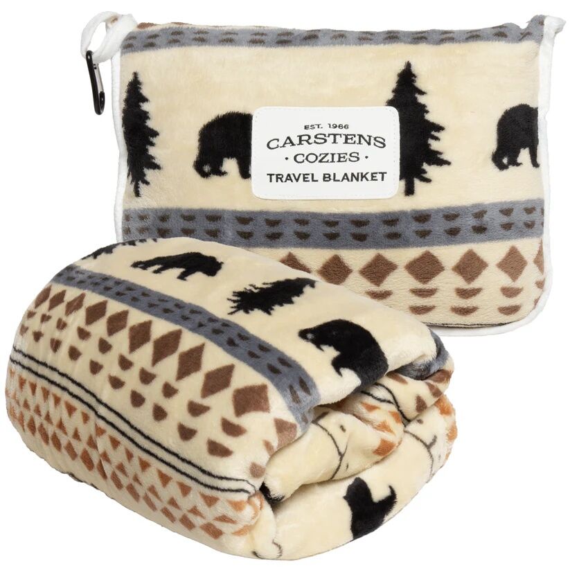 Carstens Inc. Scandinavian Bear Travel Blanket, 50 in. x 60 in.