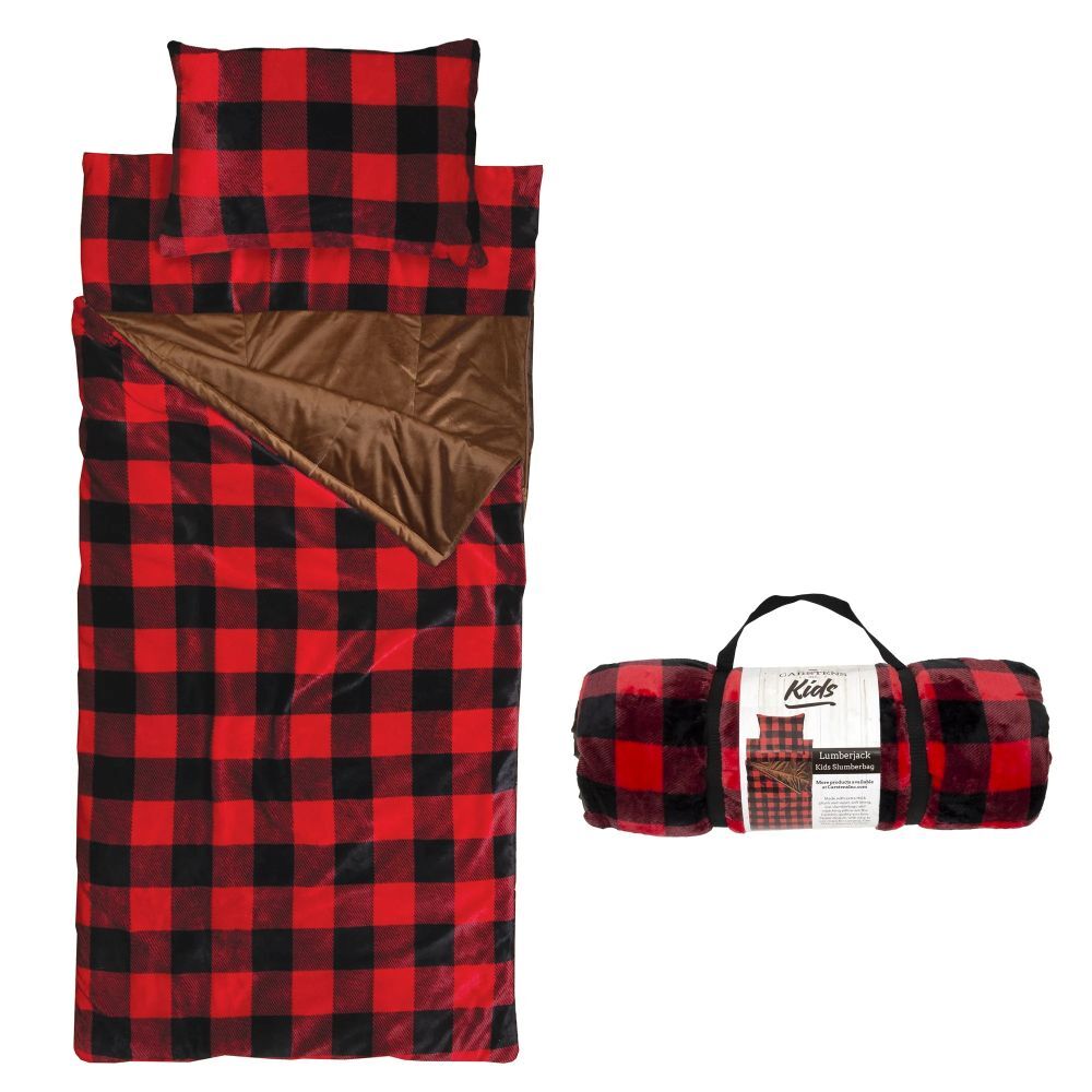 Carstens Inc. Red Lumberjack Slumber Bag