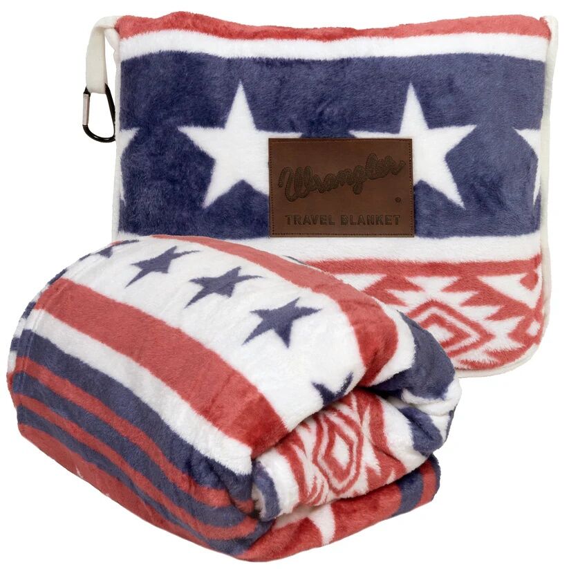 Carstens Inc Wrangler Western Sky Travel Blanket, 50 in. x 60 in.