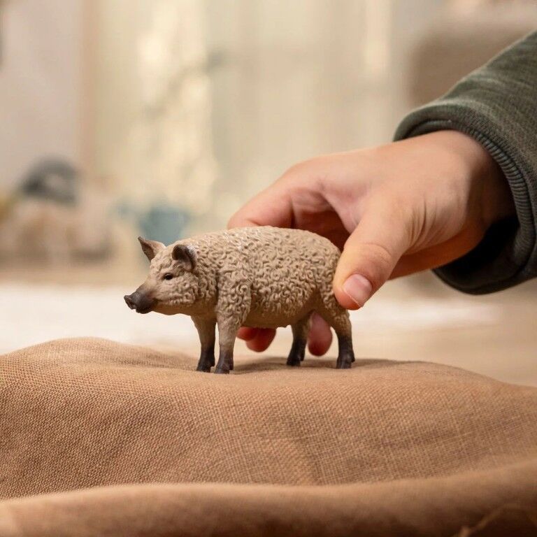 Schleich Mangalica Pig Toy