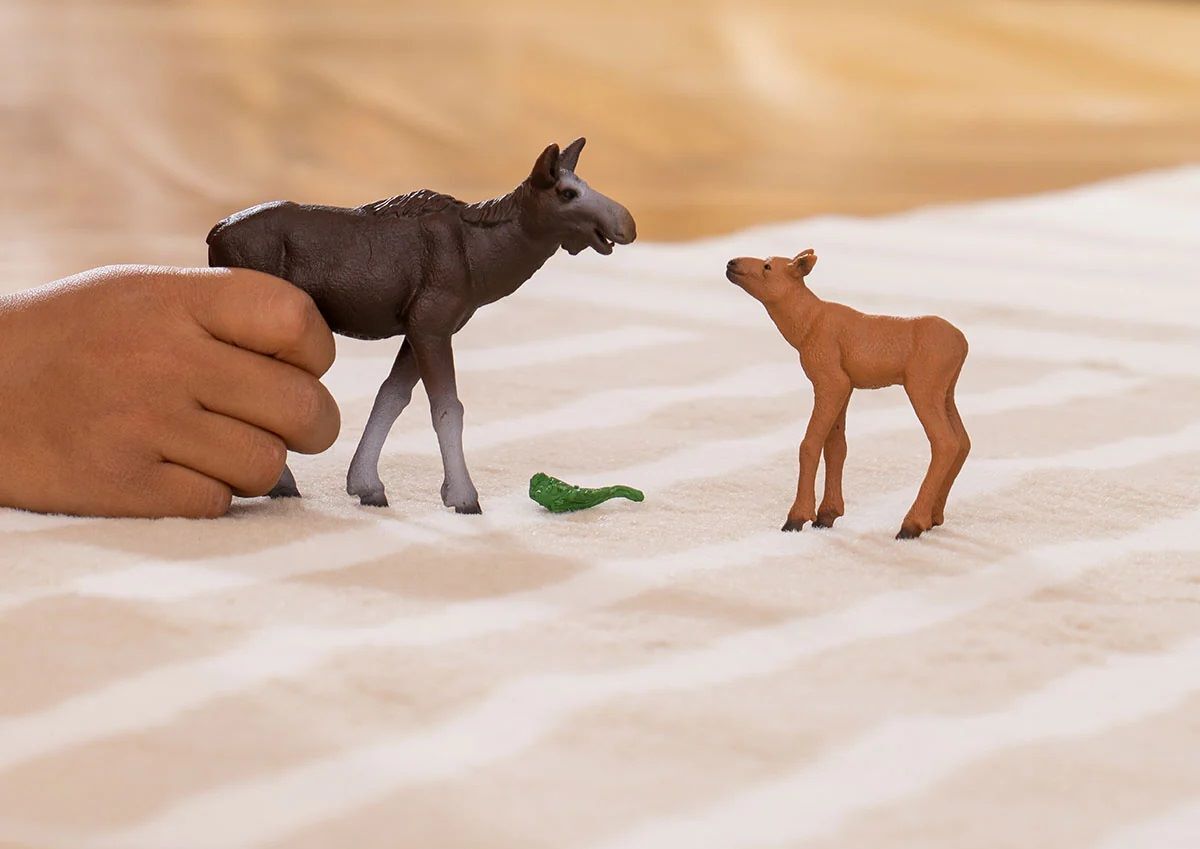 Schleich Moose Family Toy Set