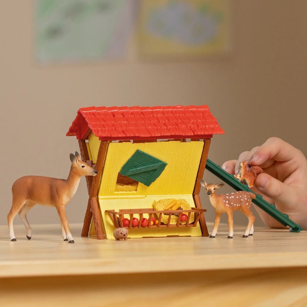 Schleich Feeding the Forest Animals Toy Set