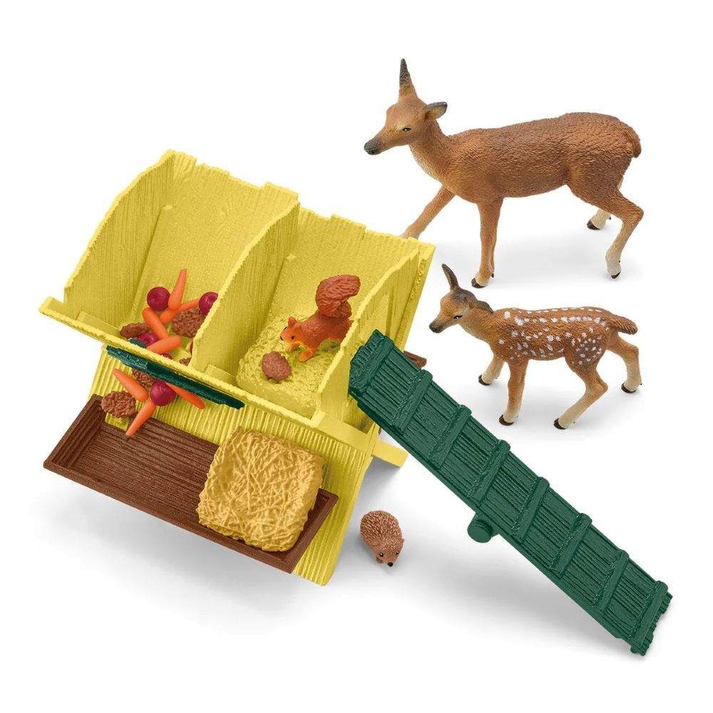 Schleich Feeding the Forest Animals Toy Set